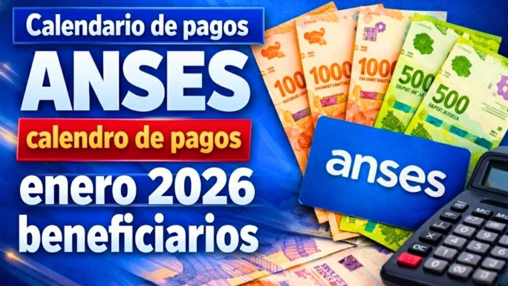 ANSES calendario de pagos enero 2026 beneficiarios montos actualizados y días de cobro oficiales