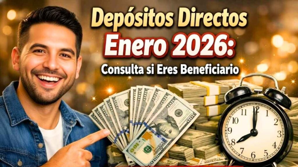 Depósitos Directos Enero 2026 Consulta si Eres Beneficiario del Apoyo