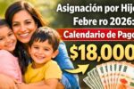 Asignación por Hijo Febrero 2026 Calendario de Pago ANSES $18,000