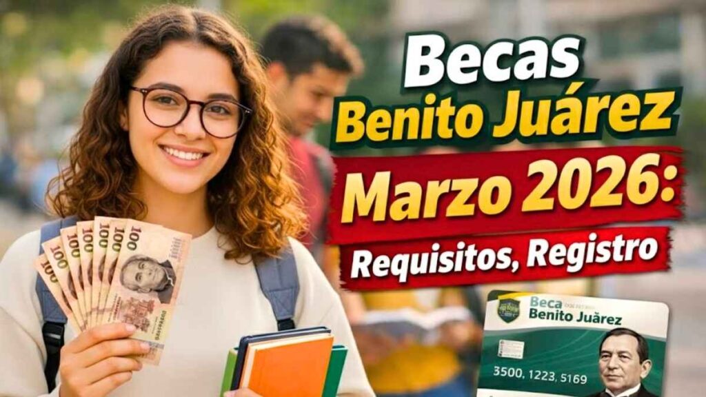 Becas Benito Juárez Marzo 2026 Requisitos Registro y Forma de Cobro